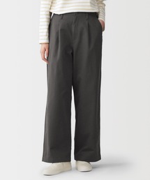 無印良品 | 婦人　ムラ糸　チノタックワイドパンツ(チノパンツ)