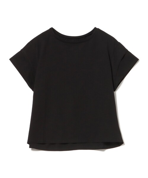 BEAMS HEART(ビームスハート)の「後ろ異素材 ギャザー プルオーバー(Tシャツ/カットソー・レディース・ブルー系その他/オフホワイト/ブラック・FREE)」の14枚目の写真