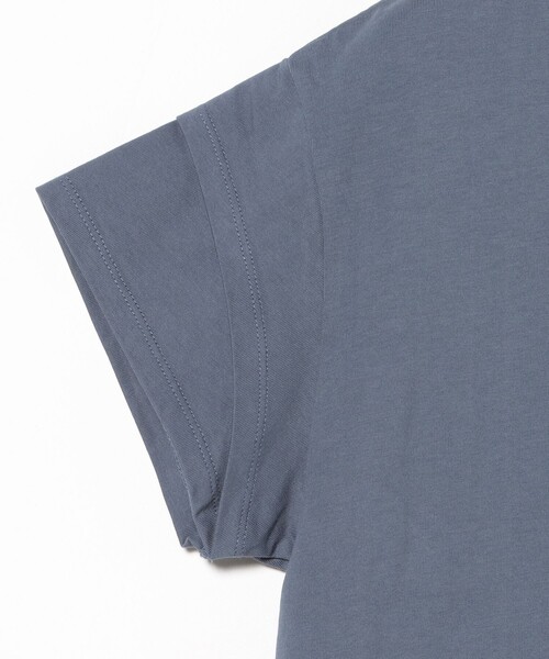 BEAMS HEART(ビームスハート)の「後ろ異素材 ギャザー プルオーバー(Tシャツ/カットソー・レディース・ブルー系その他/オフホワイト/ブラック・FREE)」の9枚目の写真