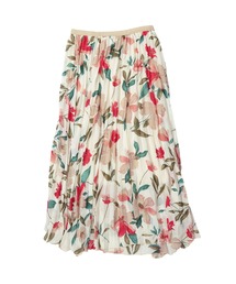 OSYAREVO（オシャレボ）の「スカート ロング プリーツ 花柄（スカート）」