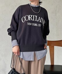 un dix cors | ロゴニットソープルオーバー(ニット/セーター)