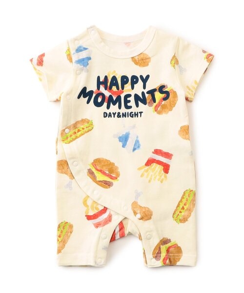 BIT'Z（ビッツ）の「楽しいテーマパーク柄ロンパス（ロンパース・キッズ・ミント/アイボリー・70/60/80）」の6枚目の写真