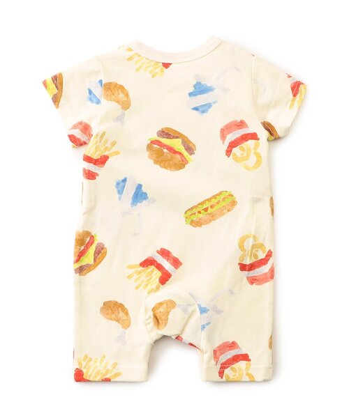 BIT'Z（ビッツ）の「楽しいテーマパーク柄ロンパス（ロンパース・キッズ・ミント/アイボリー・70/60/80）」の8枚目の写真