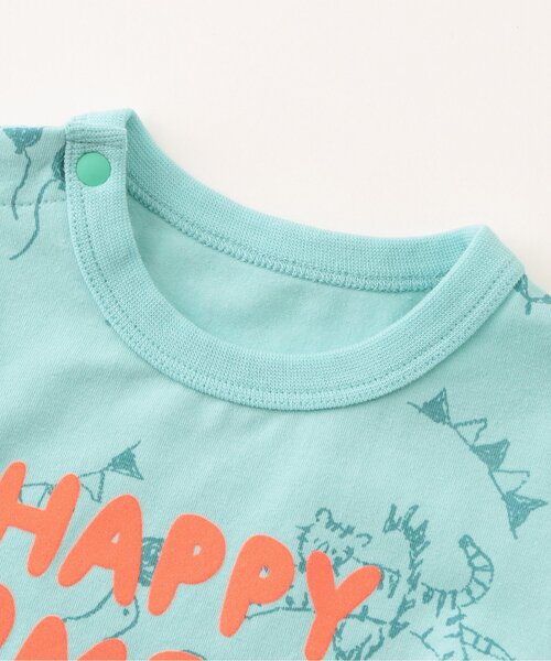 BIT'Z（ビッツ）の「楽しいテーマパーク柄ロンパス（ロンパース・キッズ・ミント/アイボリー・70/60/80）」の10枚目の写真