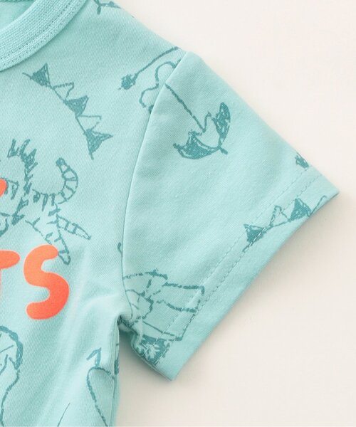 BIT'Z（ビッツ）の「楽しいテーマパーク柄ロンパス（ロンパース・キッズ・ミント/アイボリー・70/60/80）」の12枚目の写真