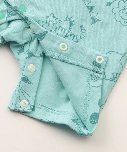 BIT'Z（ビッツ）の「楽しいテーマパーク柄ロンパス（ロンパース・キッズ・ミント/アイボリー・70/60/80）」の14枚目の写真