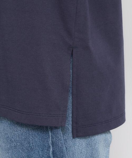 THE SHOP TK （ザ ショップ ティーケー ）の「ロゴ箔プリントロンTee（Tシャツ/カットソー・レディース・ネイビー/オフホワイト・12/13）」の15枚目の写真