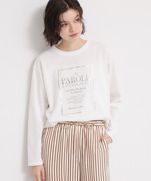 THE SHOP TK | ロゴ箔プリントロンTee(Tシャツ/カットソー)