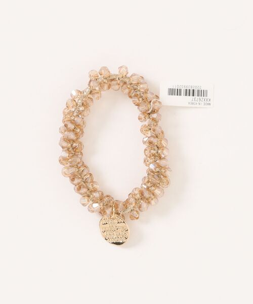 チャイハネ(チャイハネ)の「【チャイハネ】ギャラックビジュヘアゴム(ヘアゴム・レディース・グリーン/グレー/ブルー/パープル/ベージュ/ブラック/カラフル・FREE)」の3枚目の写真