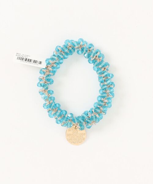 チャイハネ(チャイハネ)の「【チャイハネ】ギャラックビジュヘアゴム(ヘアゴム・レディース・グリーン/グレー/ブルー/パープル/ベージュ/ブラック/カラフル・FREE)」の5枚目の写真