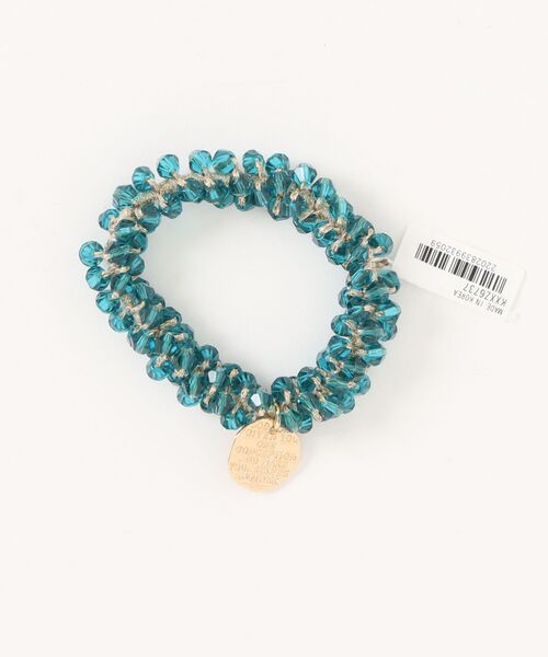 チャイハネ(チャイハネ)の「【チャイハネ】ギャラックビジュヘアゴム(ヘアゴム・レディース・グリーン/グレー/ブルー/パープル/ベージュ/ブラック/カラフル・FREE)」の4枚目の写真