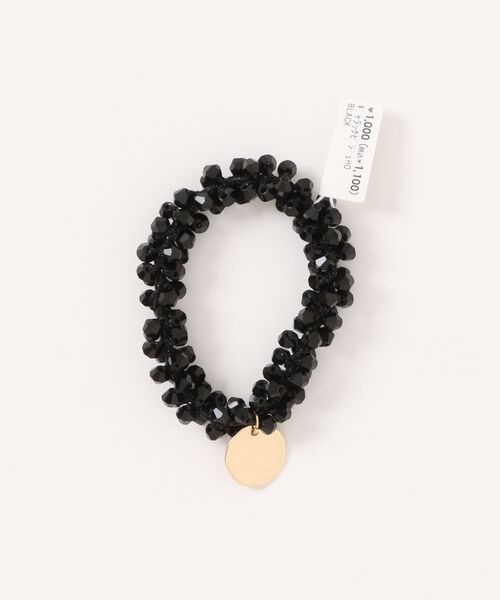 チャイハネ(チャイハネ)の「【チャイハネ】ギャラックビジュヘアゴム(ヘアゴム・レディース・グリーン/グレー/ブルー/パープル/ベージュ/ブラック/カラフル・FREE)」の8枚目の写真