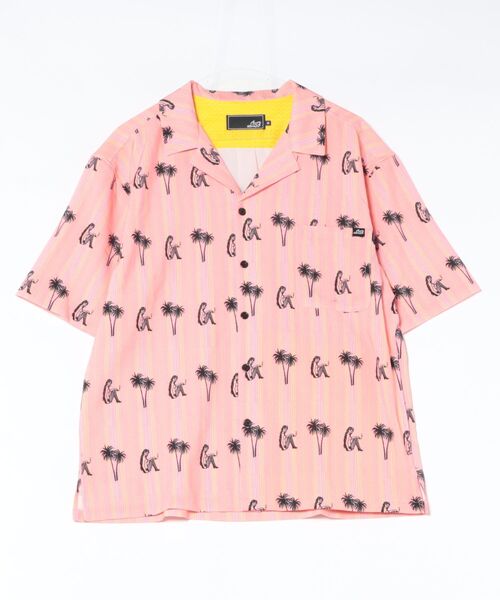 lost（ロスト）の「lost/ロスト NEAT SHIRT 半袖シャツ LM6S-2401（シャツ/ブラウス・メンズ・オフホワイト/ブラック/ホワイト/グリーン/ピンク・M/L）」の11枚目の写真