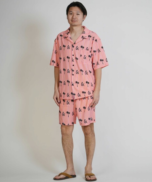 lost（ロスト）の「lost/ロスト NEAT SHIRT 半袖シャツ LM6S-2401（シャツ/ブラウス・メンズ・オフホワイト/ブラック/ホワイト/グリーン/ピンク・M/L）」の13枚目の写真