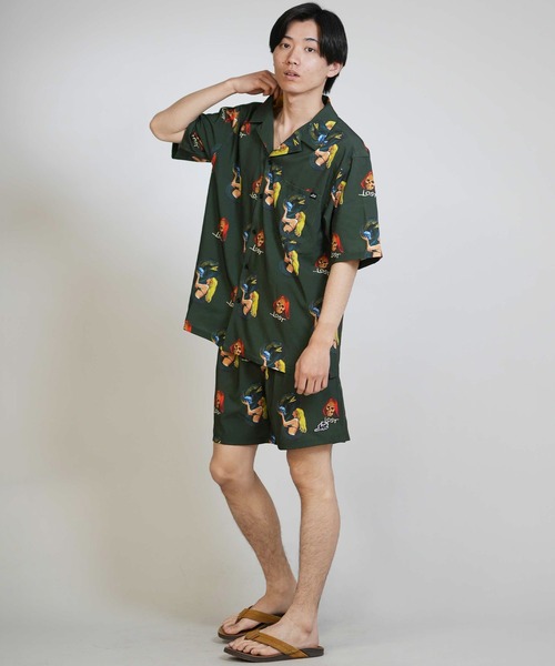 lost（ロスト）の「lost/ロスト NEAT SHIRT 半袖シャツ LM6S-2401（シャツ/ブラウス・メンズ・オフホワイト/ブラック/ホワイト/グリーン/ピンク・M/L）」の18枚目の写真