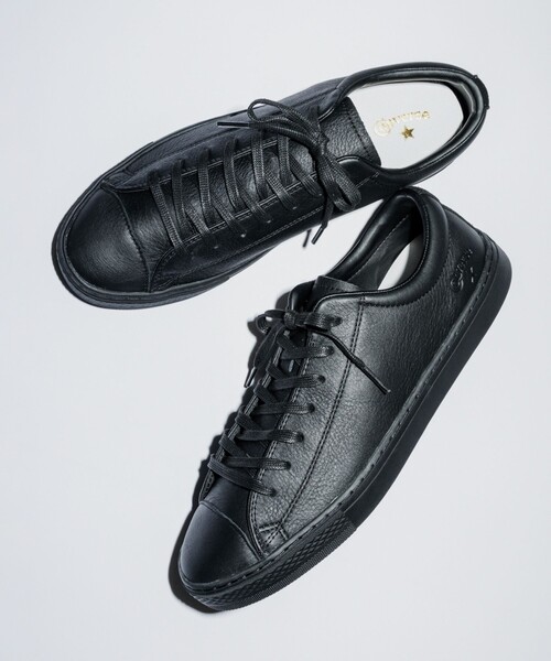 別注】＜CONVERSE＞GLR オールスター クップ OX レザー ブラック