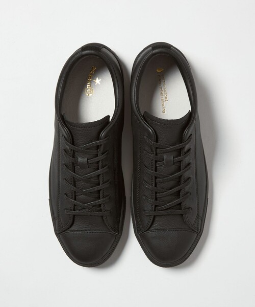 CONVERSE(コンバース)の「【別注】<CONVERSE>GLR オールスター クップ OX レザー ブラック ドレス スニーカー(スニーカー・メンズ・ブラック・26.5cm/26cm/28cm/27.5cm/27cm)」の6枚目の写真