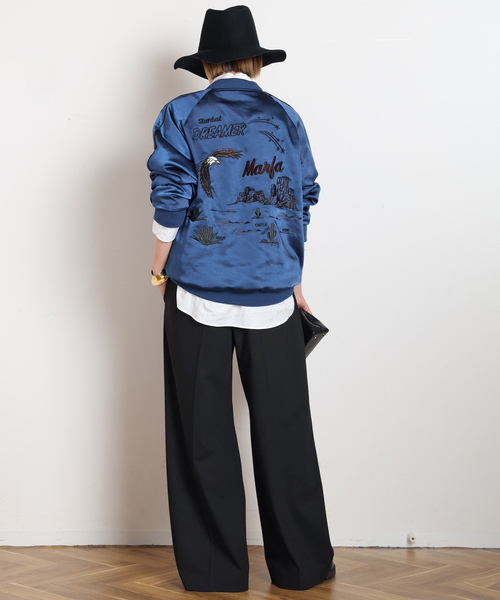 AP STUDIO(エーピーストゥディオ)の「Viatore High-waisted Pants(スラックス・レディース・ブラック/チャコールグレー・36/34/40/38)」の22枚目の写真