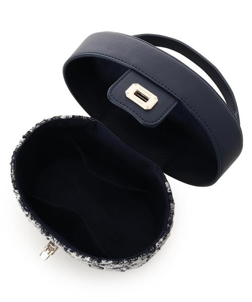 Samantha Thavasa(サマンサタバサ)の「オリジナル金具ツイード バニティバッグ(ハンドバッグ・レディース・ネイビー/ピンク・FREE)」の12枚目の写真