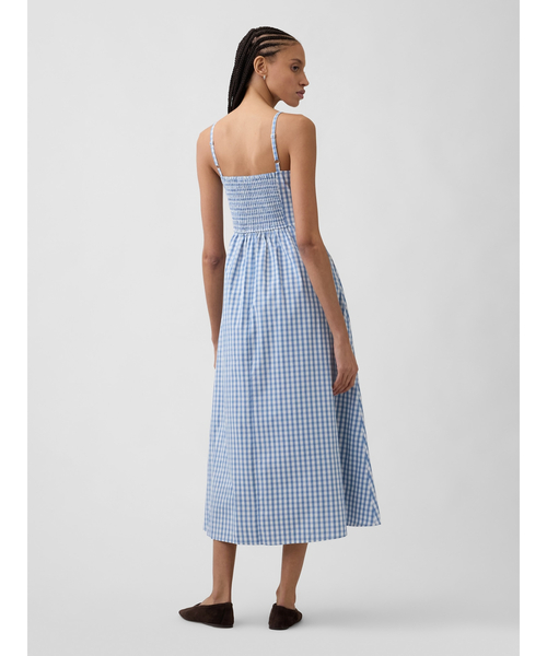 GAP(ギャップ)の「スイートハート ミディワンピース(ワンピース・レディース・インディゴブルー/ブルー・L/XS/S/M/XXS)」の5枚目の写真