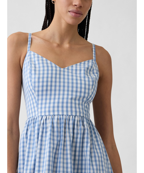 GAP(ギャップ)の「スイートハート ミディワンピース(ワンピース・レディース・インディゴブルー/ブルー・L/XS/S/M/XXS)」の7枚目の写真