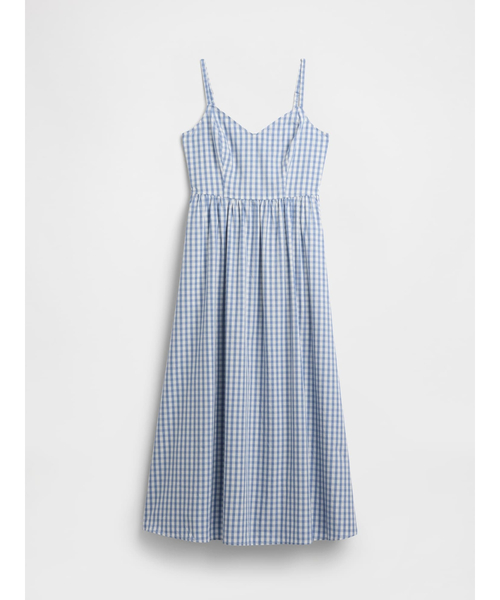 GAP(ギャップ)の「スイートハート ミディワンピース(ワンピース・レディース・インディゴブルー/ブルー・L/XS/S/M/XXS)」の9枚目の写真