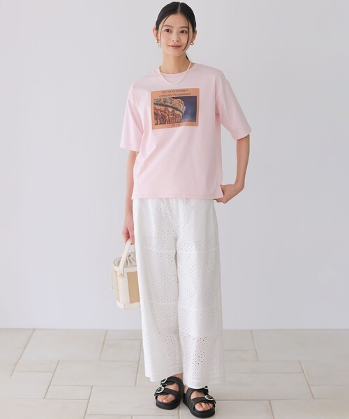 組曲(クミキョク)の「エンブロイダリーレース パンツ(その他パンツ・レディース・ホワイト系/ブラック系・3/1/2)」の13枚目の写真