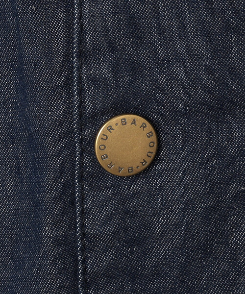 Barbour(バブアー)の「Barbour/バブアー OS BEDALE DENIM CASUAL JACKET(ブルゾン・メンズ・ネイビー・42/40/38)」の9枚目の写真