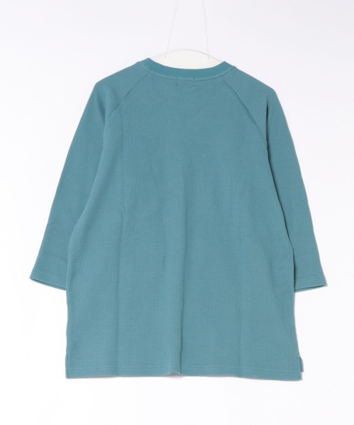 BIG MIKE（ビッグマイク）の「BIG MIKE ビッグマイク / サーマル ワッフル 7分袖 ラグランTシャツ サングラスポケット / 102618740（Tシャツ/カットソー・メンズ・ブラック/ナチュラル/杢グレー/グレイッシュブルー・MEDIUM/X-LARGE/LARGE）」の19枚目の写真