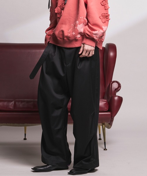 UNISEX》【Loro Piana Fabric】Prime-Wide Snow Pants/【ロロ