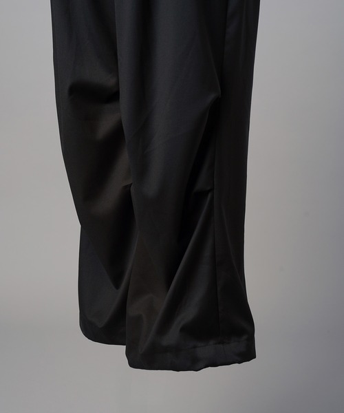 MAISON SPECIAL(メゾンスペシャル)の「《UNISEX》【Loro Piana Fabric】Prime-Wide Snow Pants/【ロロ・ピアーナ ファブリック】プライムワイドスノーパンツ【MAISON SPECIAL/メゾンスペシャル】■セットアップ対応■(スラックス・メンズ・ブラック・2/1/0)」の6枚目の写真