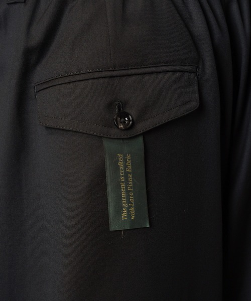 MAISON SPECIAL(メゾンスペシャル)の「《UNISEX》【Loro Piana Fabric】Prime-Wide Snow Pants/【ロロ・ピアーナ ファブリック】プライムワイドスノーパンツ【MAISON SPECIAL/メゾンスペシャル】■セットアップ対応■(スラックス・メンズ・ブラック・2/1/0)」の15枚目の写真