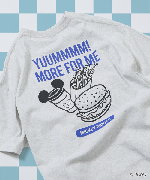 新品　海外ディズニーランド限定　ミッキー　M　フード付き　スウェット　Tシャツ 限定展開 DISNEY/ディズニー ミッキーマウス/別注 クルーネック