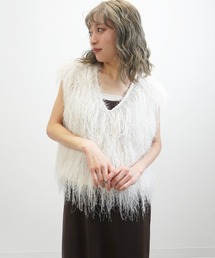 gossara | サマーシャギーVネックベスト(ベスト)