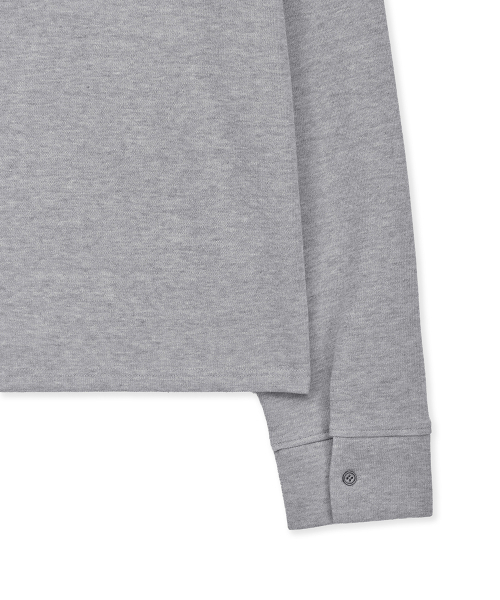 INTEMPOMOOD(インテンポムード)の「チェックインポケットロングスリーブ_グレー(Tシャツ/カットソー・メンズ・グレー・MEDIUM/LARGE)」の11枚目の写真