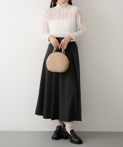 TIDEWAY(タイドウェイ)の「【TIDEWAY】ICY ROUND 2WAY BAG T3225(ショルダーバッグ・レディース・ブラック/ホワイト/レッド/グレイッシュベージュ・FREE)」の19枚目の写真