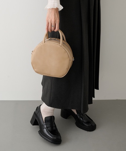 TIDEWAY(タイドウェイ)の「【TIDEWAY】ICY ROUND 2WAY BAG T3225(ショルダーバッグ・レディース・ブラック/ホワイト/レッド/グレイッシュベージュ・FREE)」の16枚目の写真