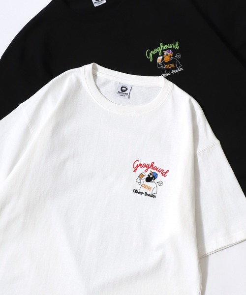 Lazar(ラザル)の「Beard Man Embroidery SS Tee/接触冷感 オーバーサイズ ヒゲオジサン ワンポイント刺繍 半袖Tシャツ/レディース メンズ(Tシャツ/カットソー・レディース・ネイビー/ホワイト系その他5/ブラック/ホワイト系その他4/ホワイト系その他2/ブラック系その他/グリーン/ピンク/ホワイト系その他3/ホワイト系その他/ホワイト/イエロー・L/M)」の7枚目の写真