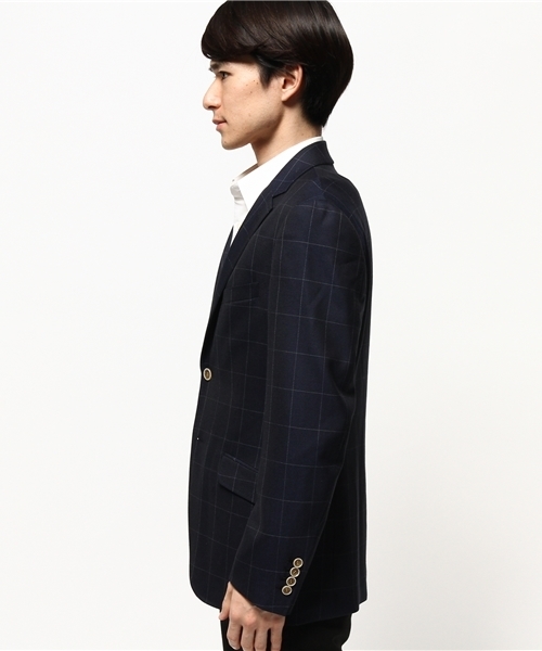 MEN'S BIGI（メンズビギ）の「セットアップジャケット/ストレッチ素材（スーツジャケット・メンズ・ブルー/グレー/ブルー系その他/ネイビー・LARGE/MEDIUM/SMALL/SS）」の5枚目の写真