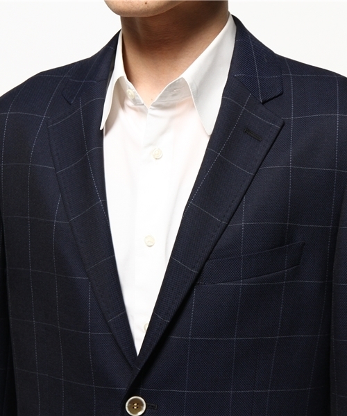 MEN'S BIGI（メンズビギ）の「セットアップジャケット/ストレッチ素材（スーツジャケット・メンズ・ブルー/グレー/ブルー系その他/ネイビー・LARGE/MEDIUM/SMALL/SS）」の8枚目の写真