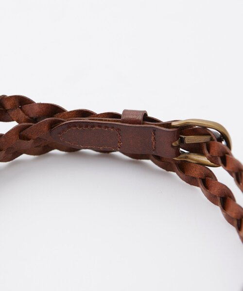 DISCOAT（ディスコート）の「メッシュナローベルト（ベルト・レディース・ブラウン/ブラック・FREE）」の4枚目の写真