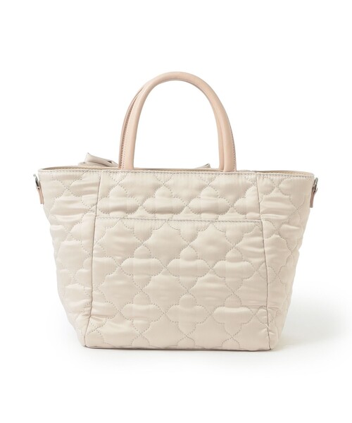 TO BE CHIC(トゥー ビー シック)の「サテンフラワーキルトトートバッグ(トートバッグ・レディース・ブラック/ピンク系その他2・FREE)」の10枚目の写真