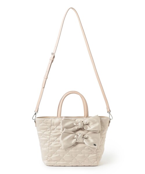 TO BE CHIC(トゥー ビー シック)の「サテンフラワーキルトトートバッグ(トートバッグ・レディース・ブラック/ピンク系その他2・FREE)」の15枚目の写真