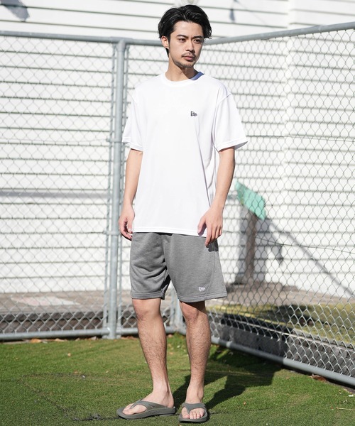 NEW ERA(ニューエラ)の「NEW ERA/ニューエラ 半袖 テックTシャツ タイダイ パターン Flag & Wordmark Logo 吸汗速乾 UVカット 抗菌(Tシャツ/カットソー・メンズ・ホワイト/グレー/ブラック・XXL/L/XL/M)」の7枚目の写真