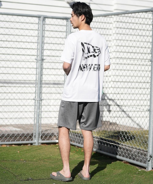 NEW ERA(ニューエラ)の「NEW ERA/ニューエラ 半袖 テックTシャツ タイダイ パターン Flag & Wordmark Logo 吸汗速乾 UVカット 抗菌(Tシャツ/カットソー・メンズ・ホワイト/グレー/ブラック・XXL/L/XL/M)」の9枚目の写真