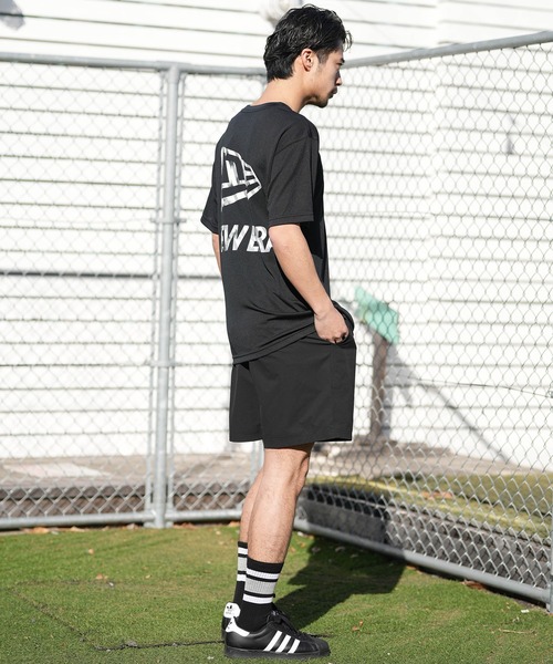 NEW ERA(ニューエラ)の「NEW ERA/ニューエラ 半袖 テックTシャツ タイダイ パターン Flag & Wordmark Logo 吸汗速乾 UVカット 抗菌(Tシャツ/カットソー・メンズ・ホワイト/グレー/ブラック・XXL/L/XL/M)」の19枚目の写真