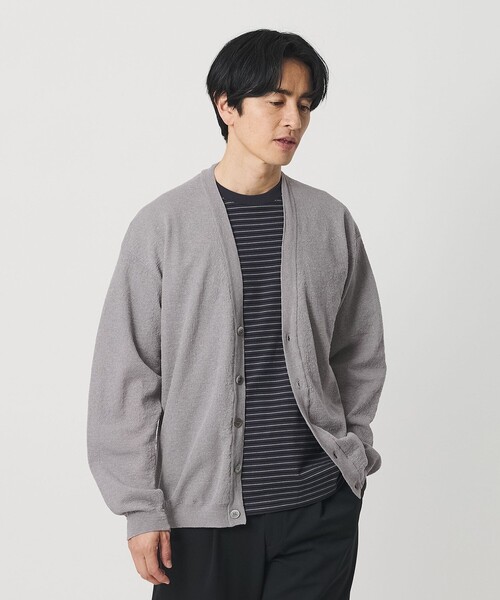 BEAUTY&YOUTH UNITED ARROWS(ビューティーアンドユースユナイテッドアローズ)の「エアミラノ Vネック カーディガン ウォッシャブル 抗菌 防臭機能付き(カーディガン/ボレロ・メンズ・ダークグレー/ロイヤルブルー/ライトグレー・XL/L/M/S)」の6枚目の写真