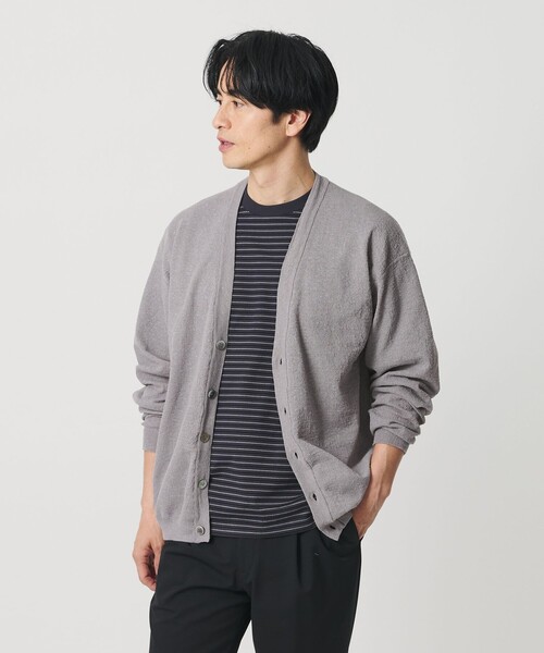 BEAUTY&YOUTH UNITED ARROWS(ビューティーアンドユースユナイテッドアローズ)の「エアミラノ Vネック カーディガン ウォッシャブル 抗菌 防臭機能付き(カーディガン/ボレロ・メンズ・ダークグレー/ロイヤルブルー/ライトグレー・XL/L/M/S)」の7枚目の写真