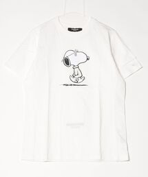 1piu1uguale3 RELAX（ウノピュウノウグァーレトレリラックス）の「【1PIU1UGUALE3 RELAX】スヌーピーコラボT（Tシャツ/カットソー）」