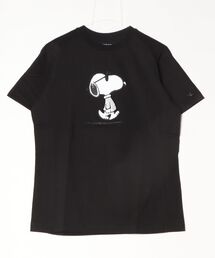 1piu1uguale3 RELAX（ウノピュウノウグァーレトレリラックス）の「【1PIU1UGUALE3 RELAX】スヌーピーコラボT（Tシャツ/カットソー）」